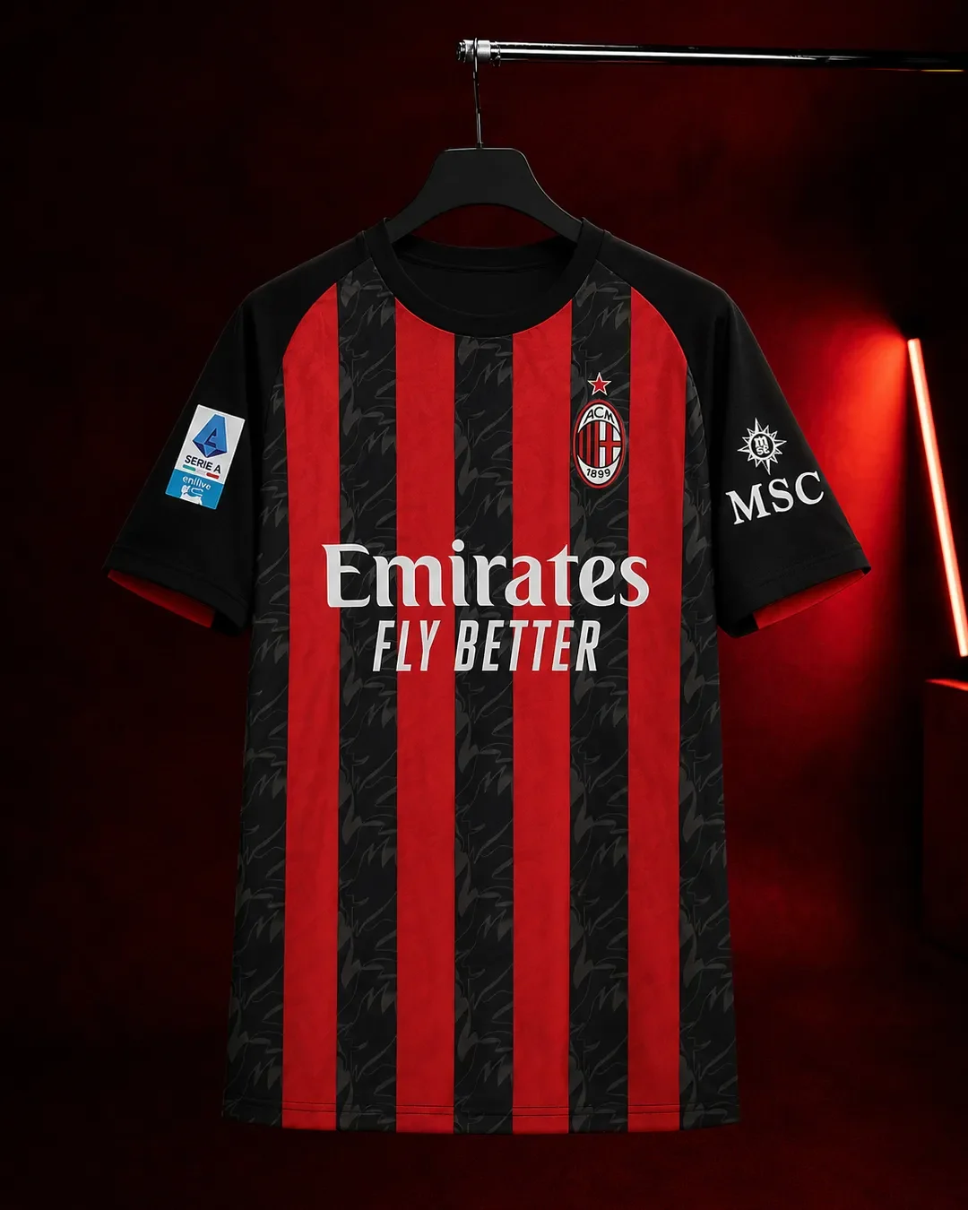 AC Milan dres – crveno-crni model naprijed
