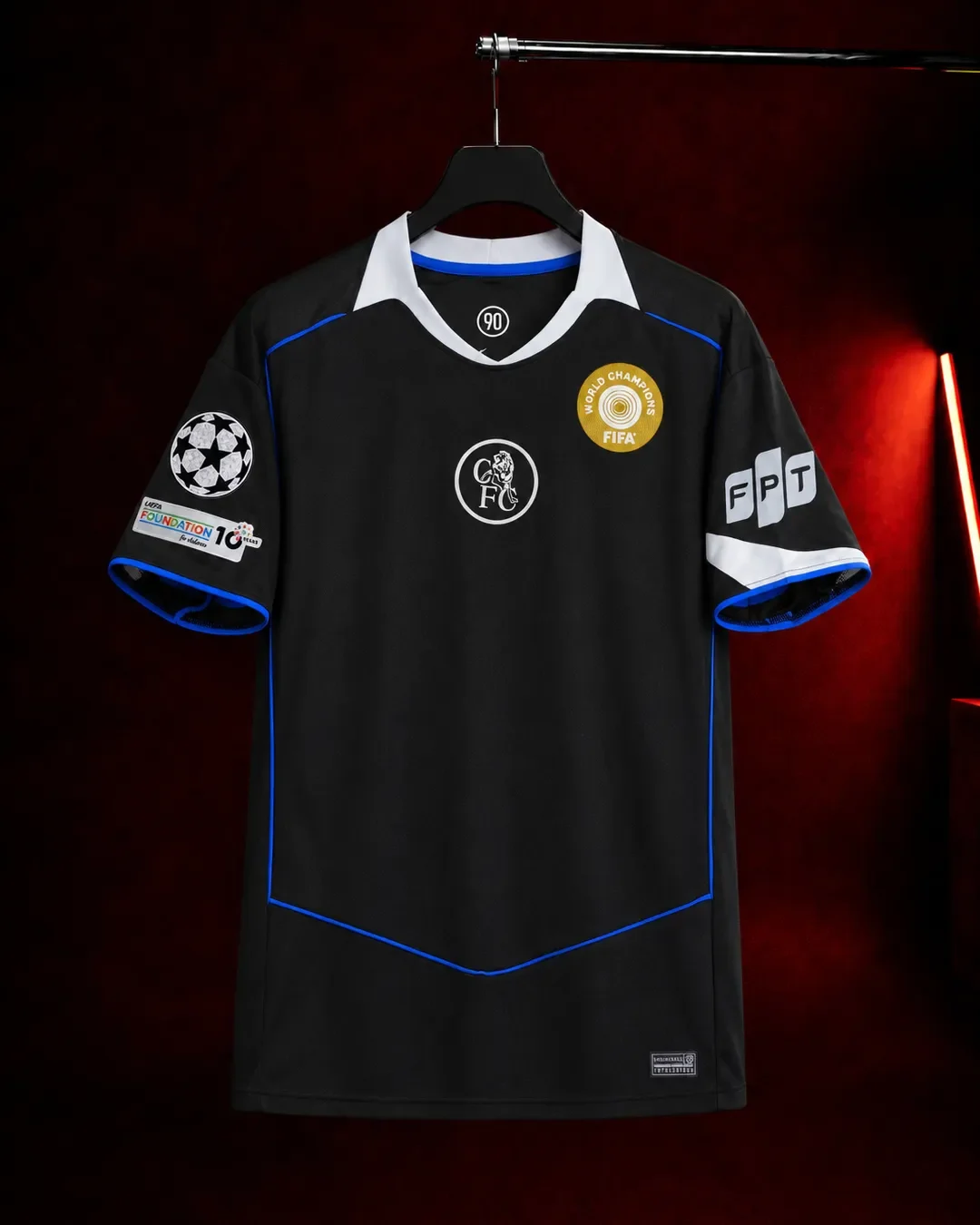 Chelsea dres – crni model naprijed