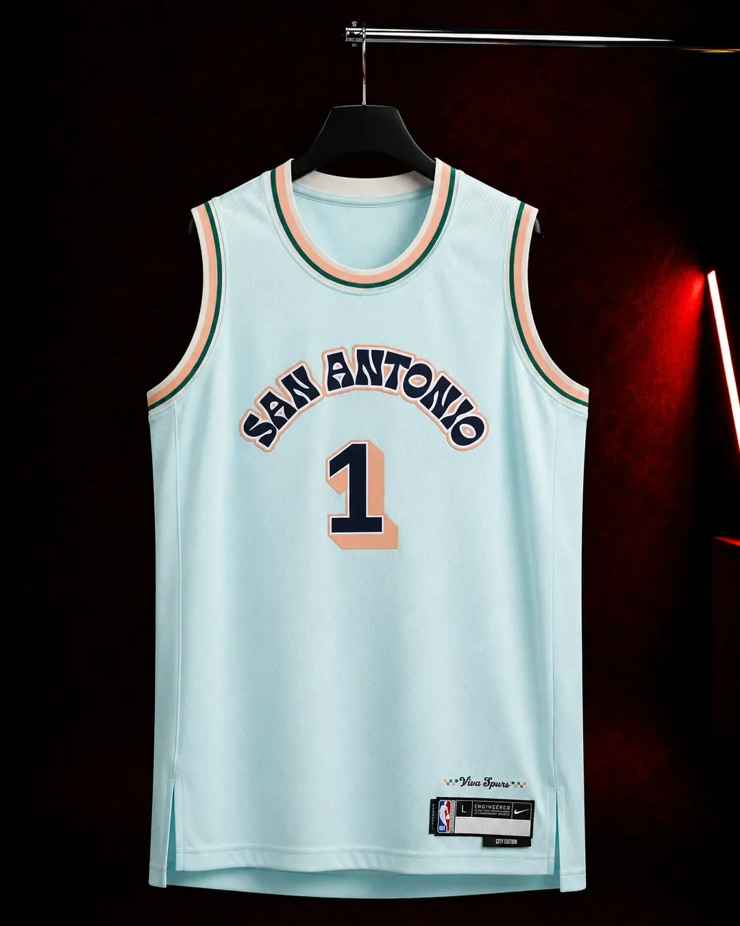 San Antonio Spurs Wembanyama 1 košarkaški dres
