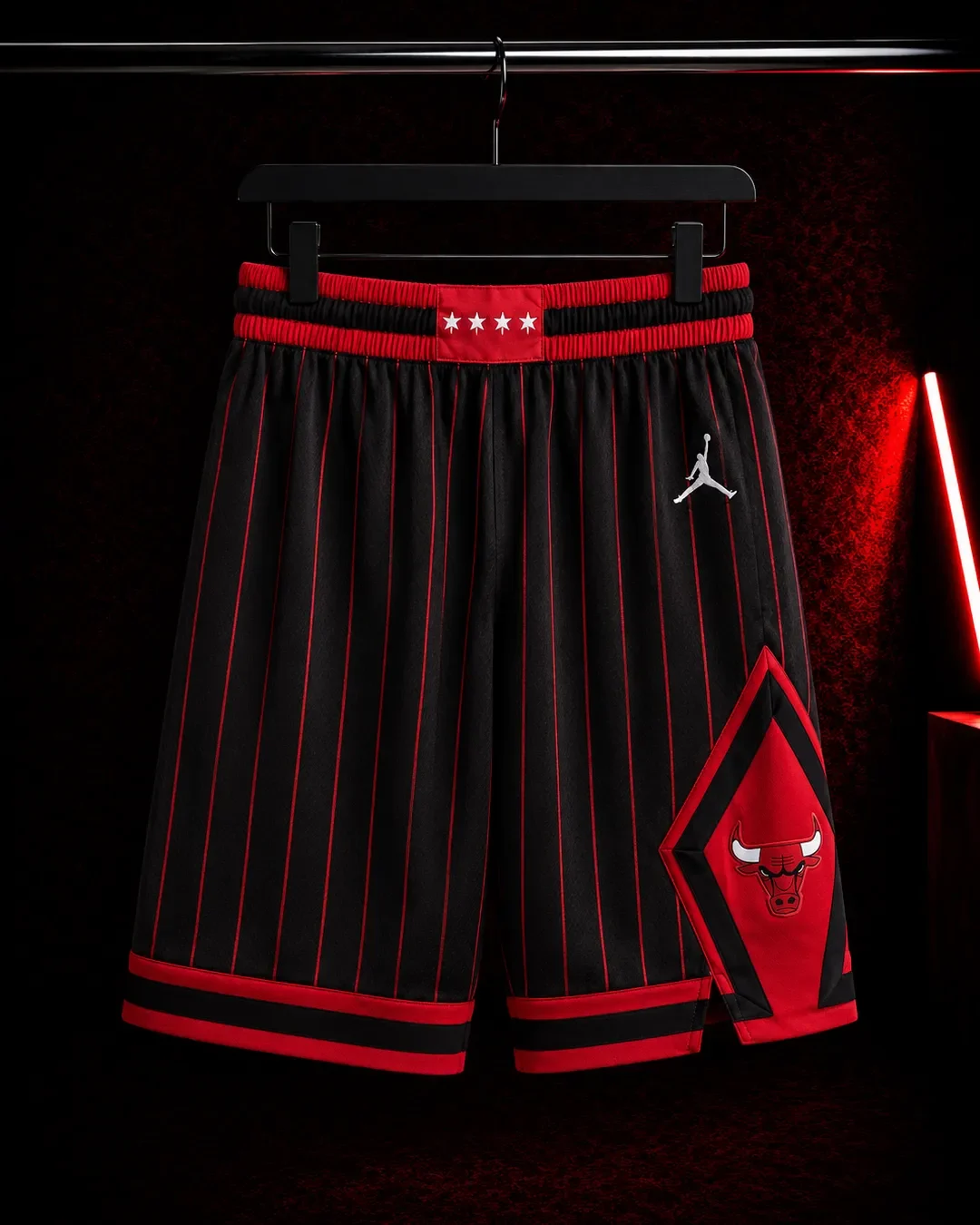 Chicago Bulls crni košarkaški šorc