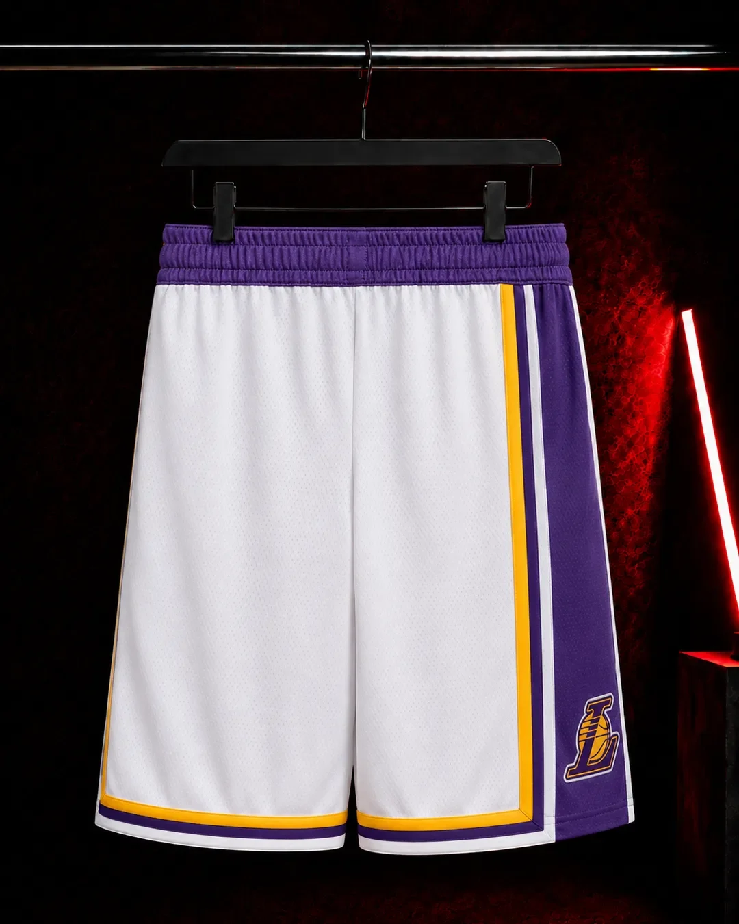 Los Angeles Lakers bijeli košarkaški šorc