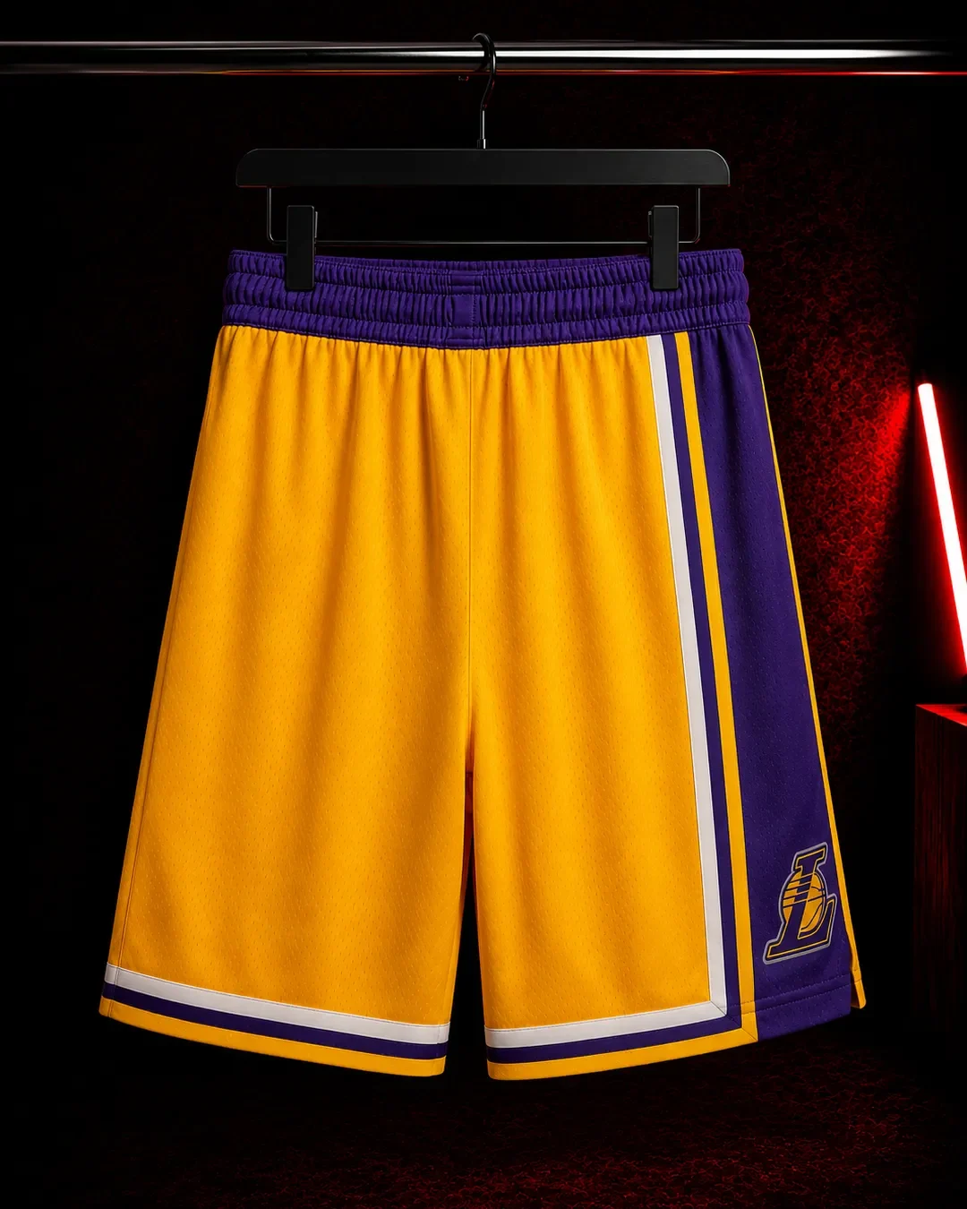 Los Angeles Lakers žuto-ljubičasti košarkaški šorc